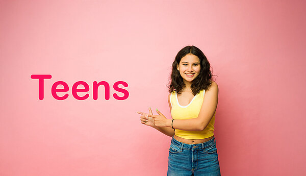 Bild einer Teenagerin